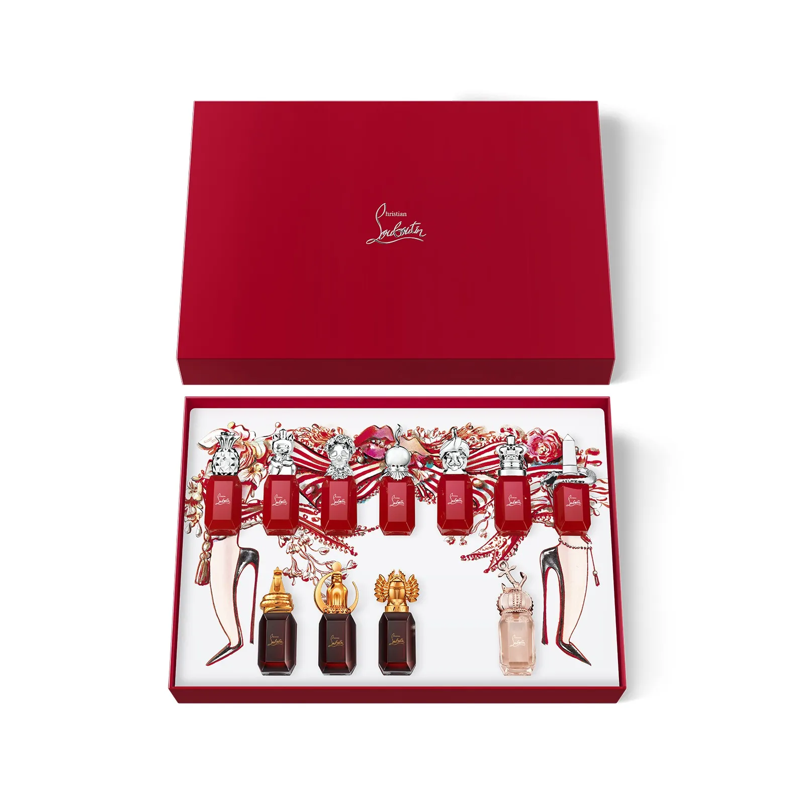 Christian Louboutin Loubiworld Miniatures Set – Eau de Parfum 11x9ml - Beauty - front view